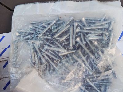 #6-20 x 1" Steel Sheet Metal Screws, Zinc Plated Flat Head, Phillips Drive (Pack of 100)