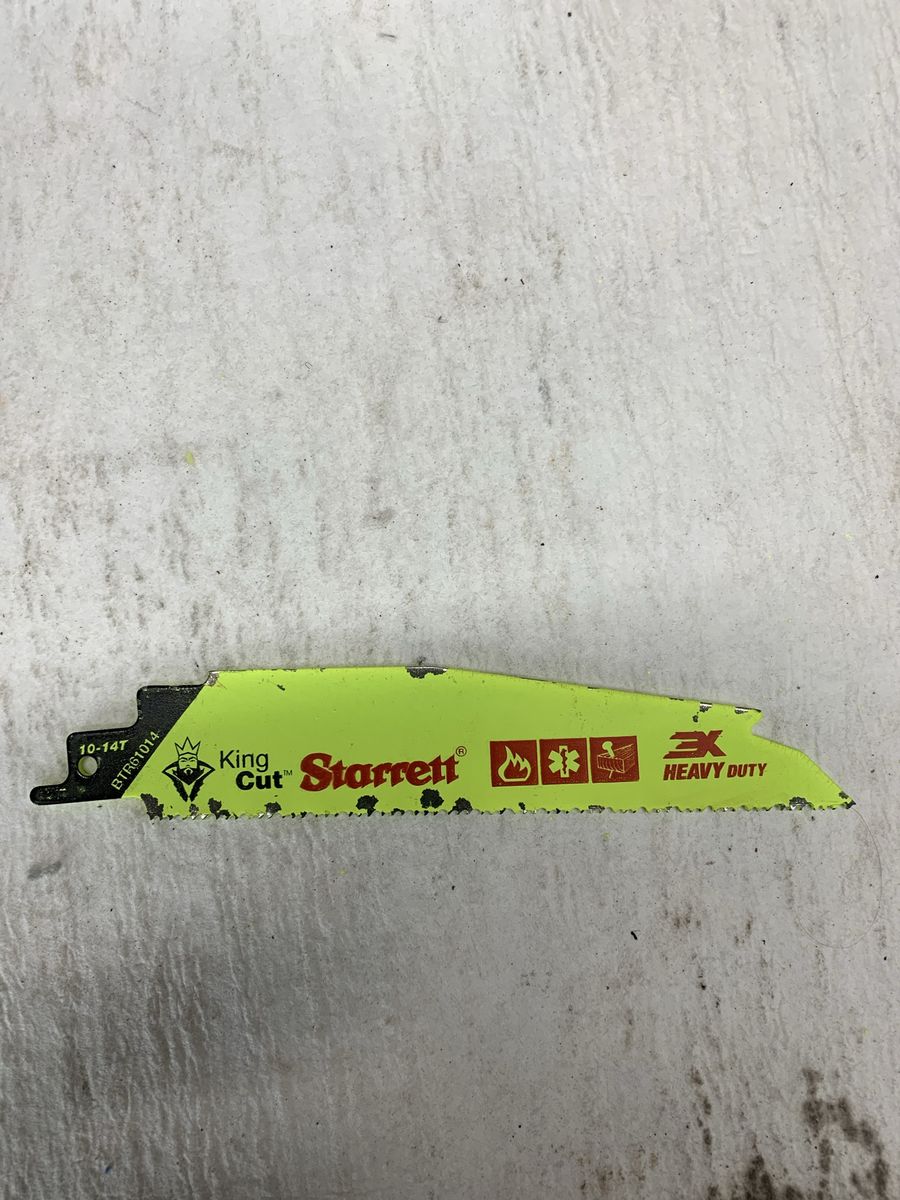 Starrett King Cut BTR61014 10-14T Heavy Duty Reciprocating Saw Blade