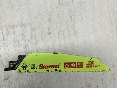 Starrett King Cut BTR61014 10-14T Heavy Duty Reciprocating Saw Blade