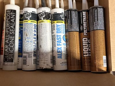 Unopened Caulk & Liquid Nails