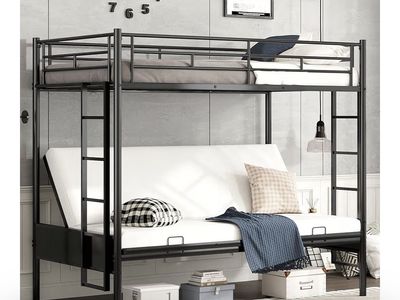 Metal bunk bed