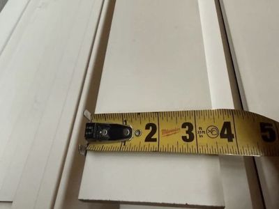 1/2" x 3.5" x 16' Primed MDF Baseboard