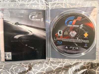 Gran Turismo 5 - PS3 Game with Case and Driver's Manual