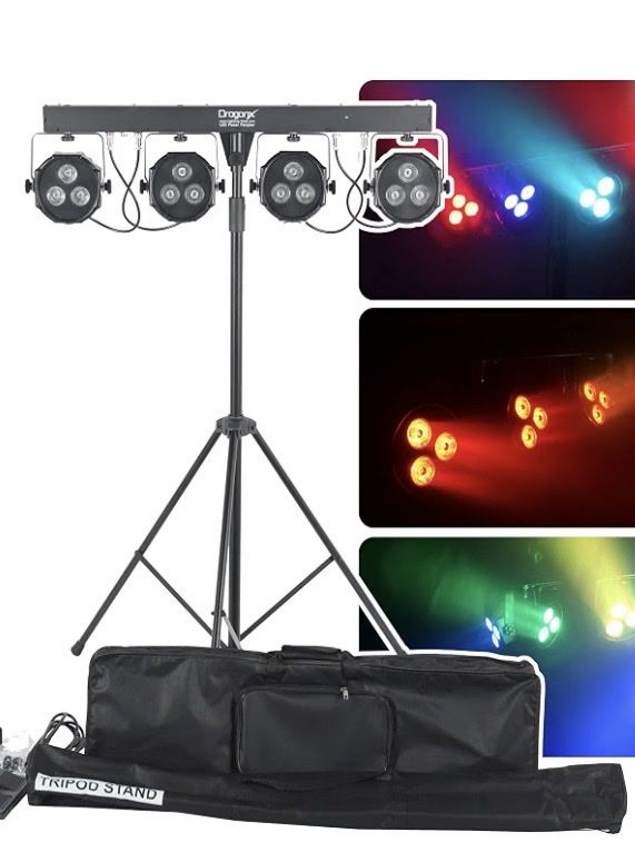 DragonX 4 Gig Bar DJ Lighting System (two sets)