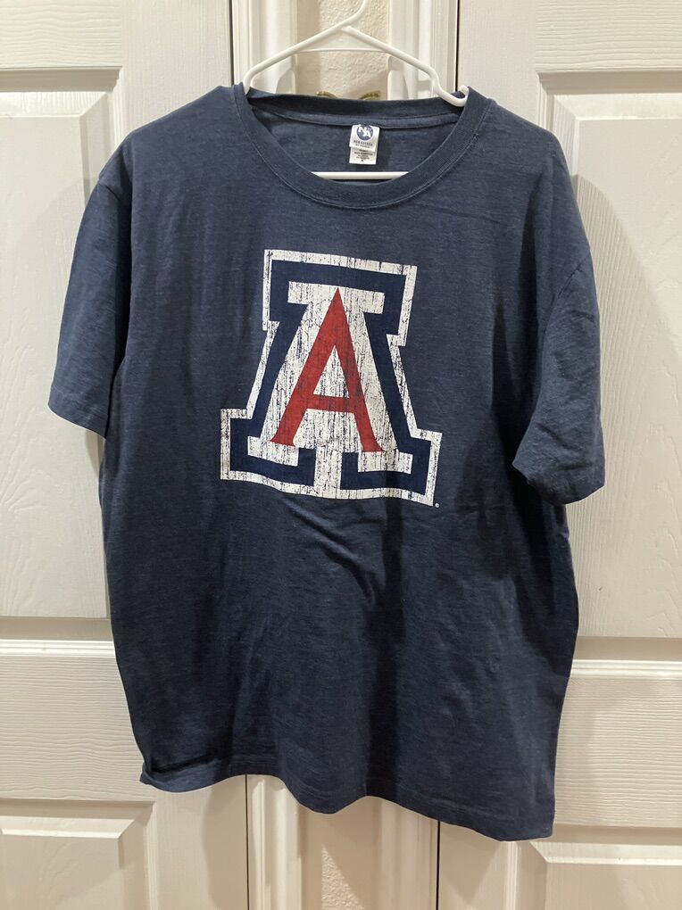 Blue Distressed University of Arizona T-Shirt