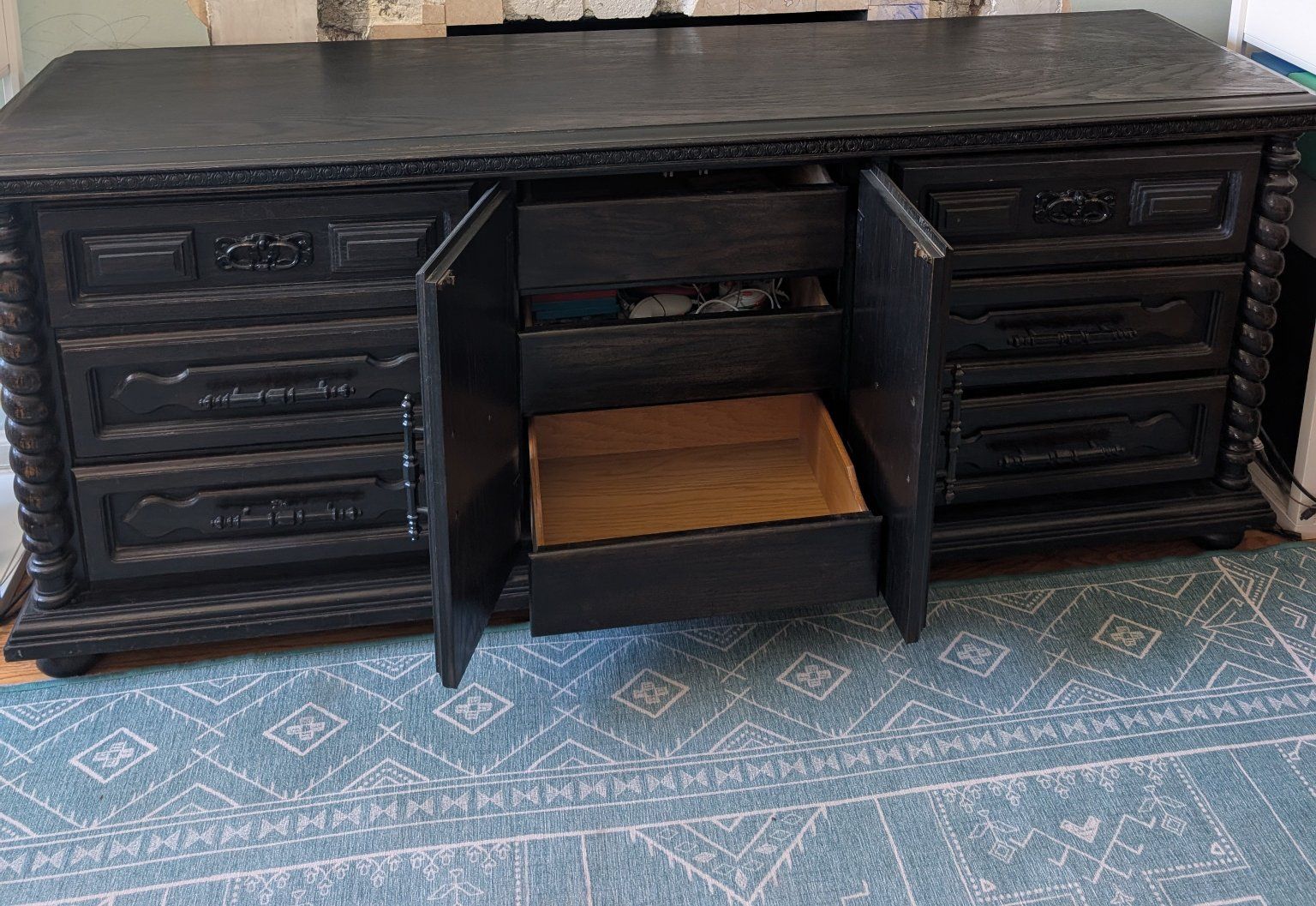 9 drawer solid wood dresser