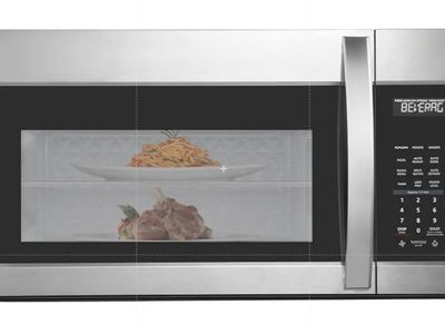 BLACK+DECKER EM044KB19 Over The Range Microwave Oven with One Touch, 1000 Watts, 400 CFM and Auto Cooking, OTR 1.9 Cu.ft