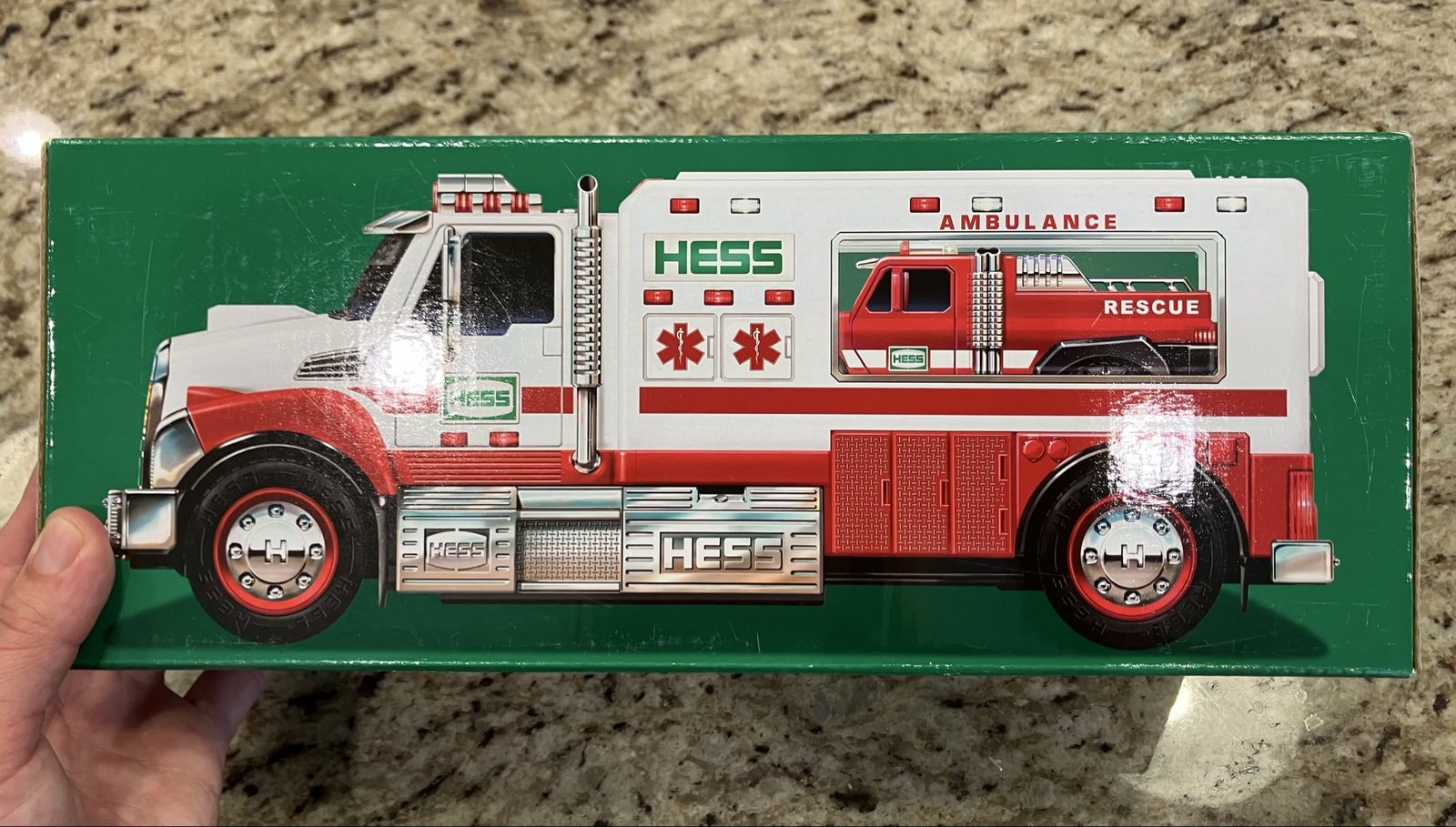Hess Toy Truck Ambulance and Rescue Vehicle in Original Packaging