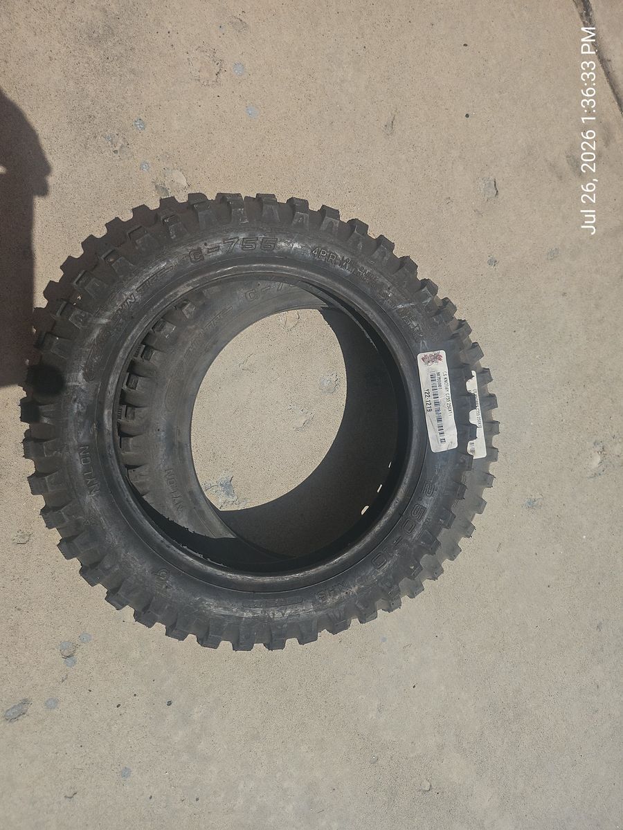 2 each Cheng Shin Rear C755 Series Knobby Tires