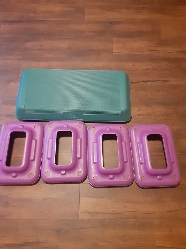 Aerobic Step Platform with 4 Risers - Used Fitness Equipment