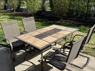 Tiled Patio Table