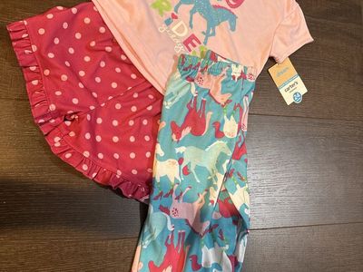 Carter's Toddler Girls 3-Piece Pajama Set Size 24 Months New with Tags