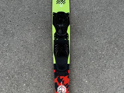 Radar Total Awesomeness Boy's Slalom Water Ski w/ Radar Bindings