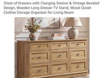 Nine drawer dresser