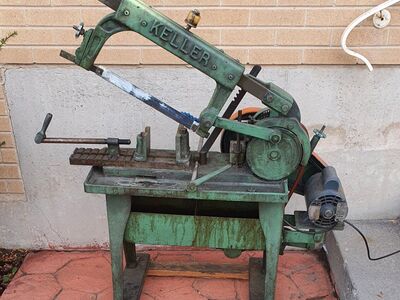 Keller Horizontal Reciprocating Saw VINTAGE 1/3 HP Metal Saw