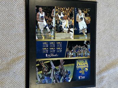 2015 Golden State Warriors Championship Plaque