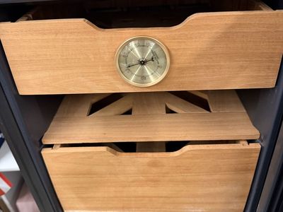 NewAir Electric Cigar Humidor Stainless Steel Digital Temperature Control
