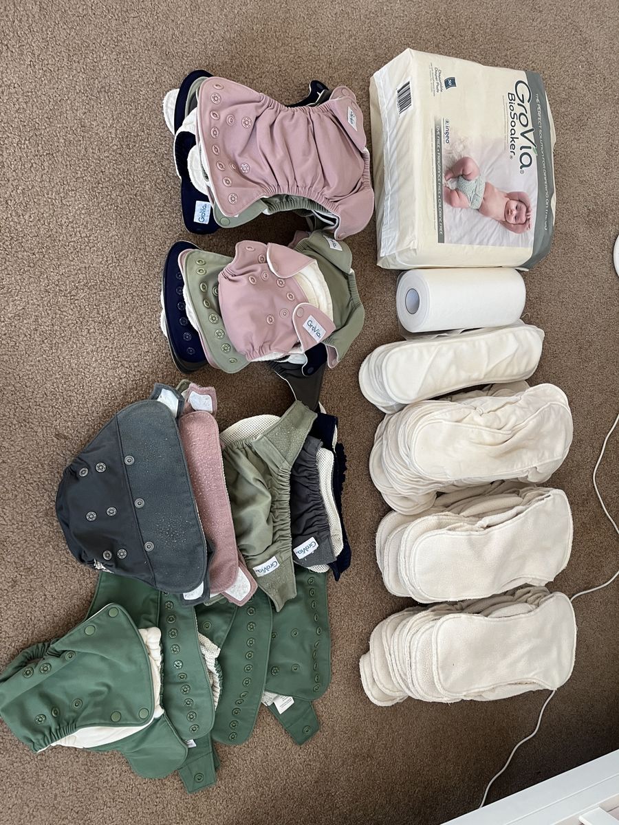 Grovia cloth diapers - newborn and toddler