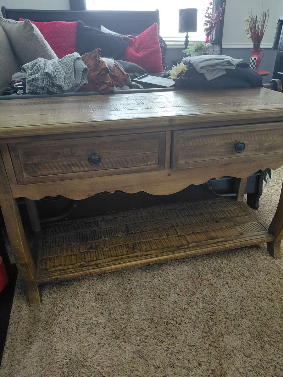 Wood Sofa Table or Hallway Table