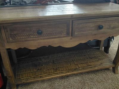 Wood Sofa Table or Hallway Table