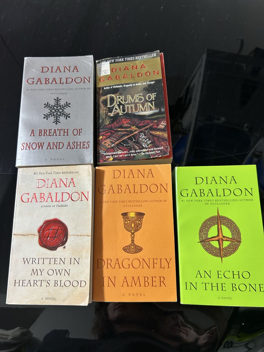 Diane Gabaldon Outlander Set Of 5 Books