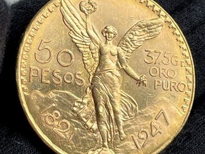 Gold coin 50 peso Centenario