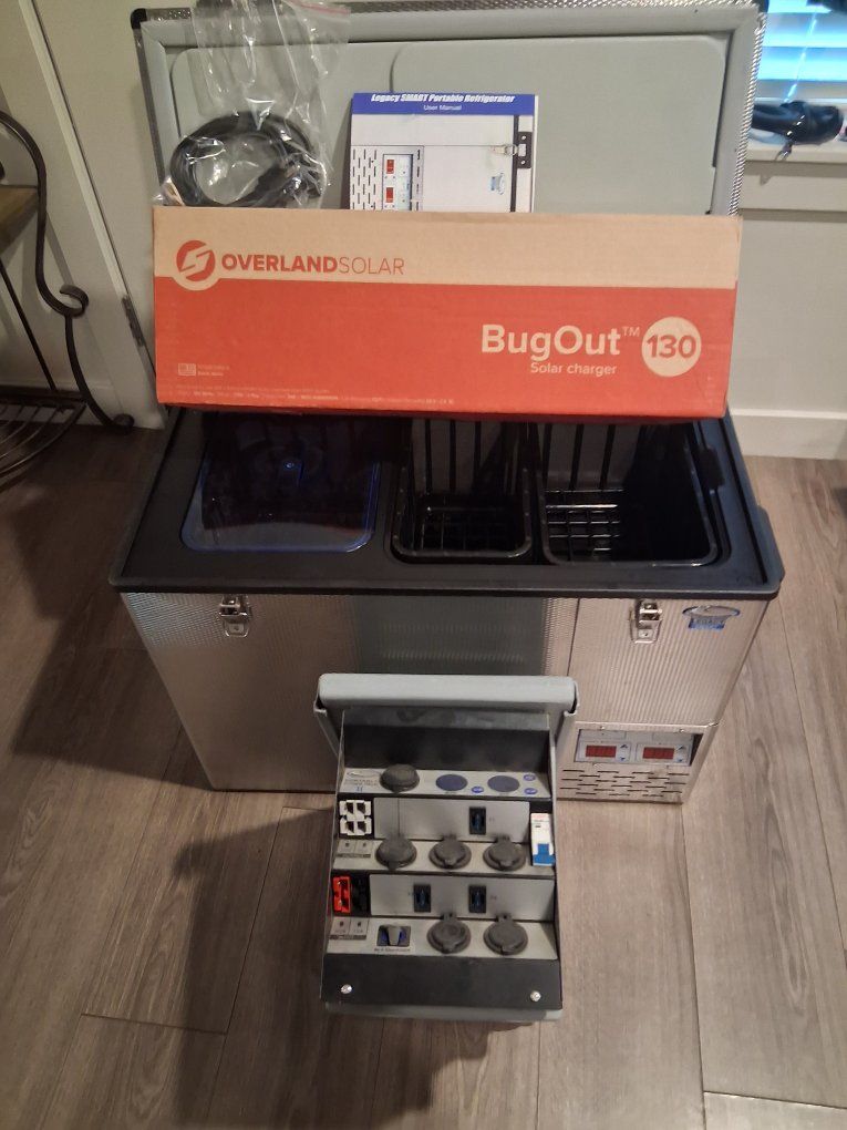 fridge/freezer &powerbox&solar panal for camping