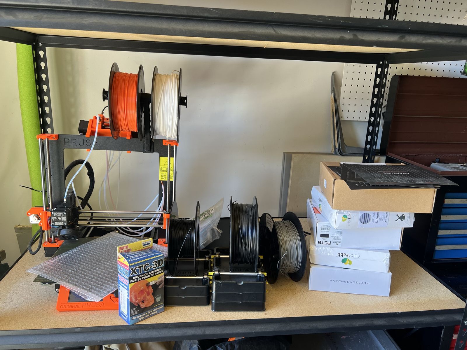Prusa Mk3s+ with Multi-color upgrade low printing hours