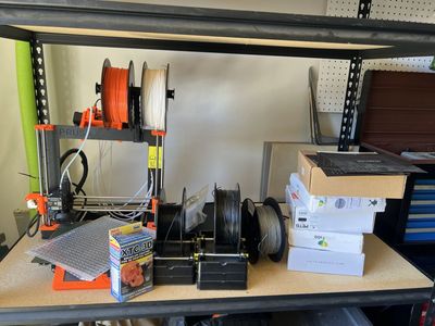 Prusa Mk3s+ with Multi-color upgrade low printing hours