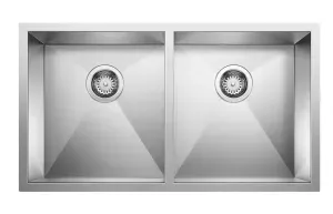 32" x 18" x 10" Double-basin sink