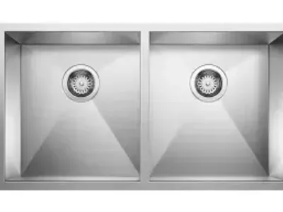 32" x 18" x 10" Double-basin sink
