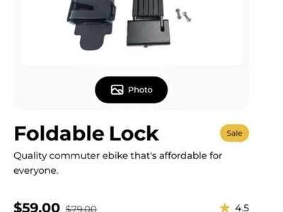 Foldable Bike Lock