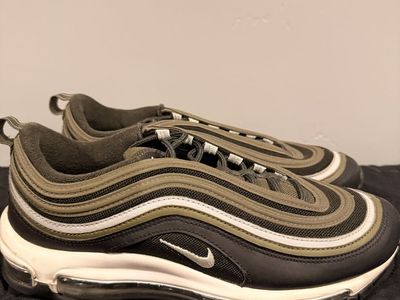 Nike Air Max 97 Dark Green/White/Black Men's Shoes Size 8
