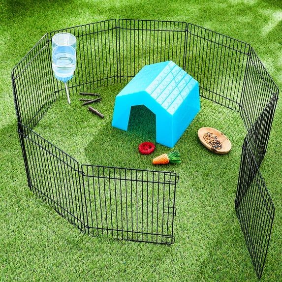 Small Animal Wire Playpen/Cage - Portable & Collapsable