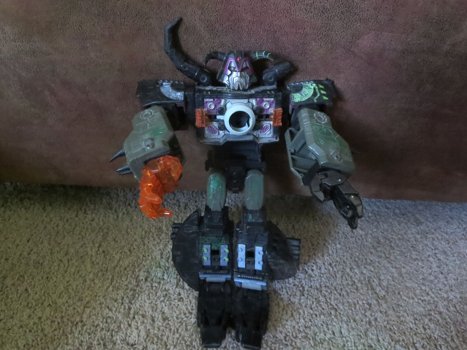Transformers Energon Unicron 2004 Dark Energon Unicron - Black Variant