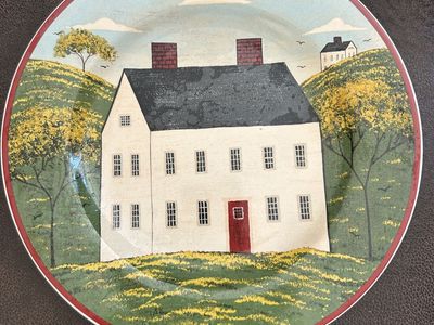 Warren Kimble “Country Life” Decorative Plate – Primitive Folk Art