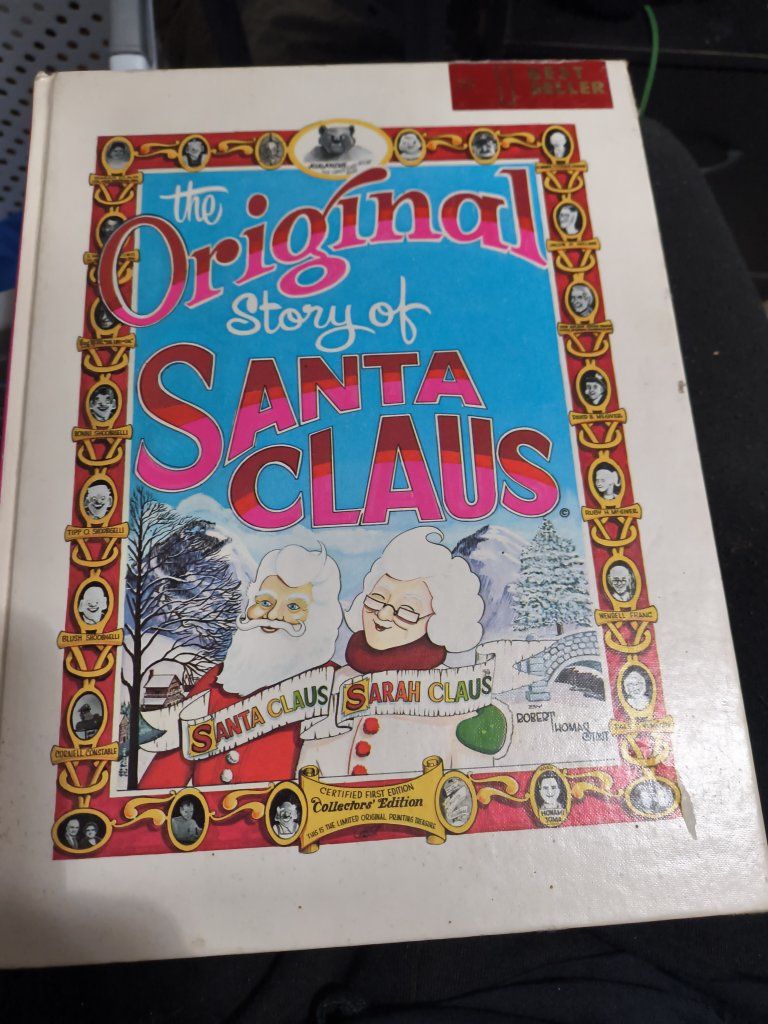 The Original Story of Santa Claus Hardcover Book First Edition 1981 by Robert Thomas Stout