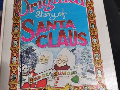 The Original Story of Santa Claus Hardcover Book First Edition 1981 by Robert Thomas Stout