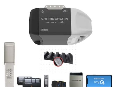 $79 LESS THAN LOWE'S! BRAND NEW IN BOX Chamberlain B2215T 1/2 HP Smart Garage Door Opener with Battery Backup