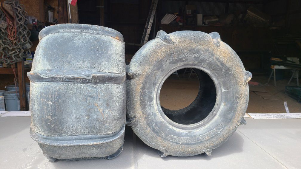 Hauler Skat-Trak 20x10.0-8 Paddle Tires (Pair) - Used ATV/UTV/Sand
