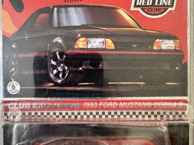 Hot Wheels RLC 1993 Ford Mustang w! Button patch