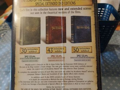 Lord of the Rings - Extended DVD complete collection.