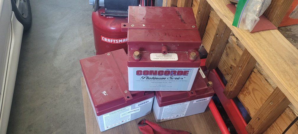 24 volt  aviation batteries