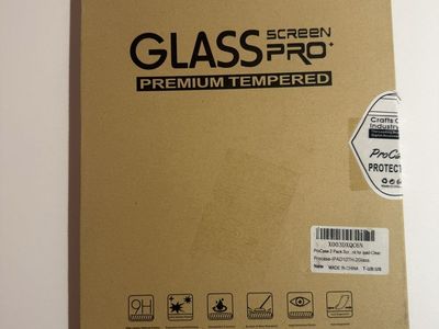 ProCase 2-Pack Tempered Glass Screen Protector for iPad 10th Gen (10.9") - Clear (New)