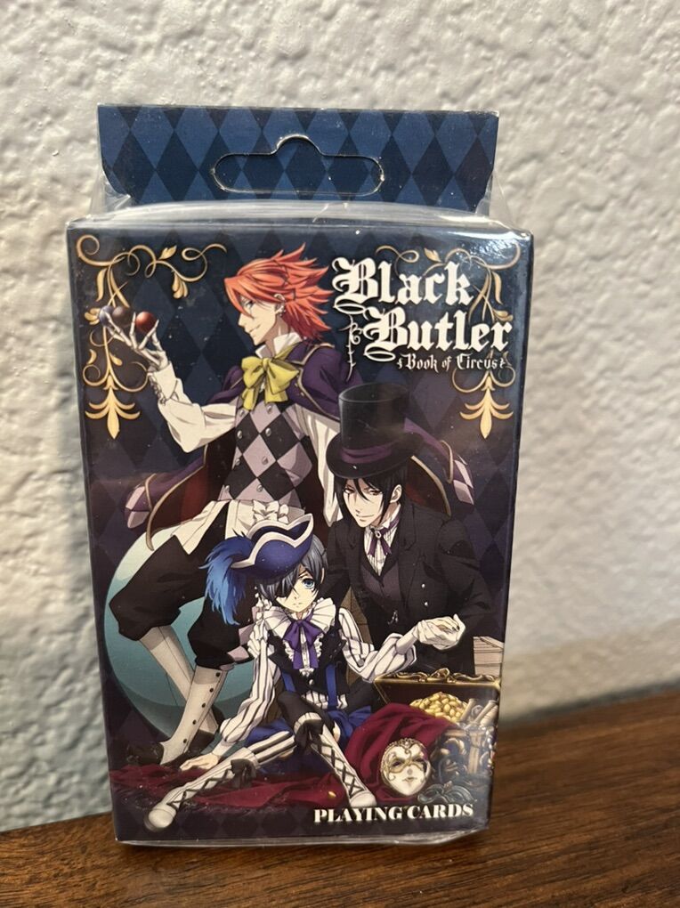 Black Butler Book Of Circus Playing Cards New