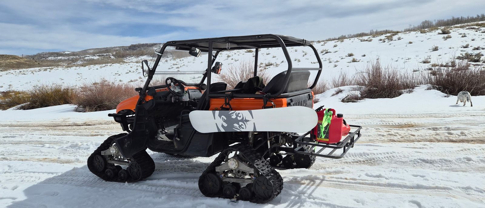 Yamaha Rhino with tracks
