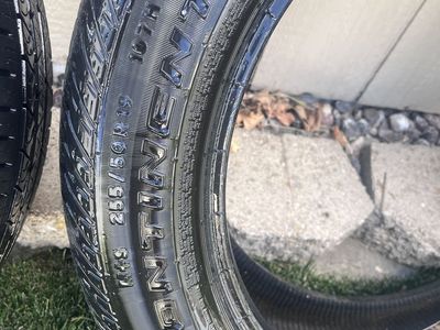 Set of 4 Continental tires, 255/50R19 107H.