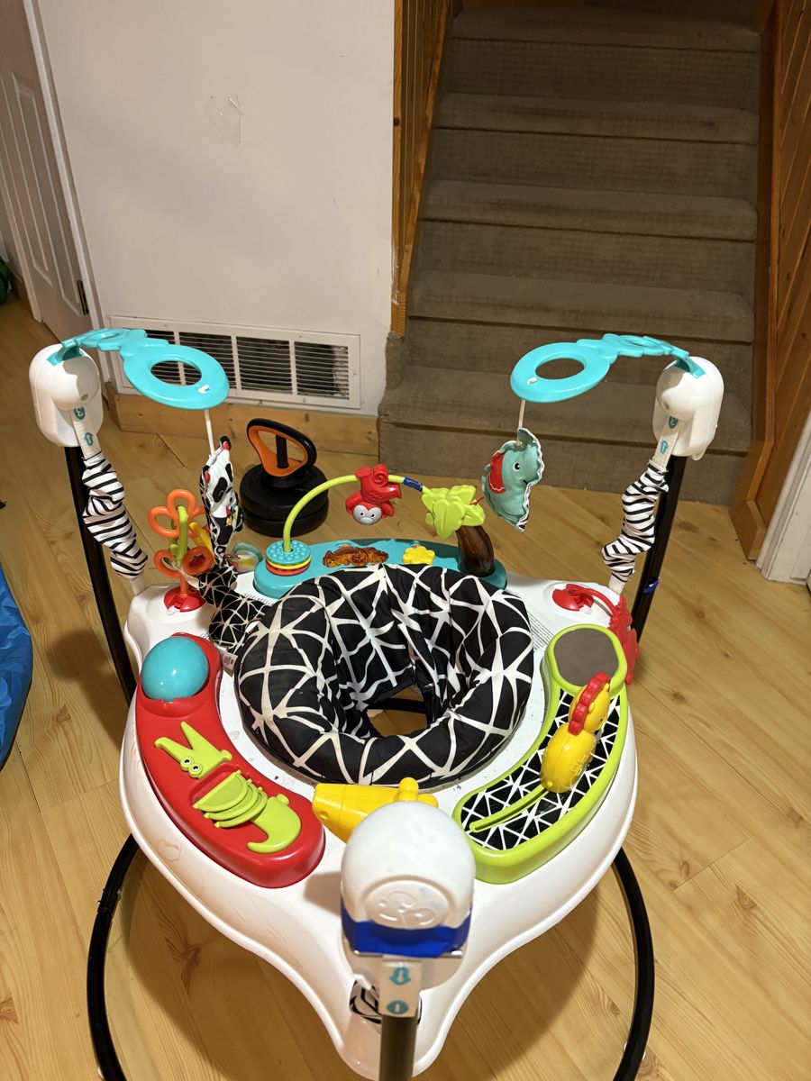 Baby Activity Jumper Activity Center with Overhead Toys