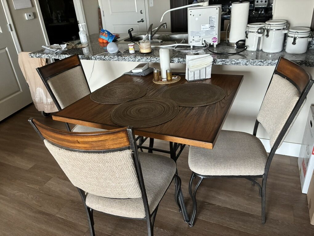 Table And 4 Chairs