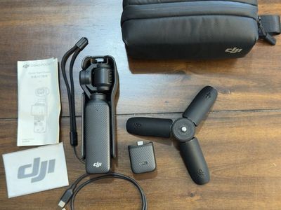 DJI Osmo Pocket 3 4K Camera w/ Gimbal Stabilizer, Wireless Module, Tripod & Case